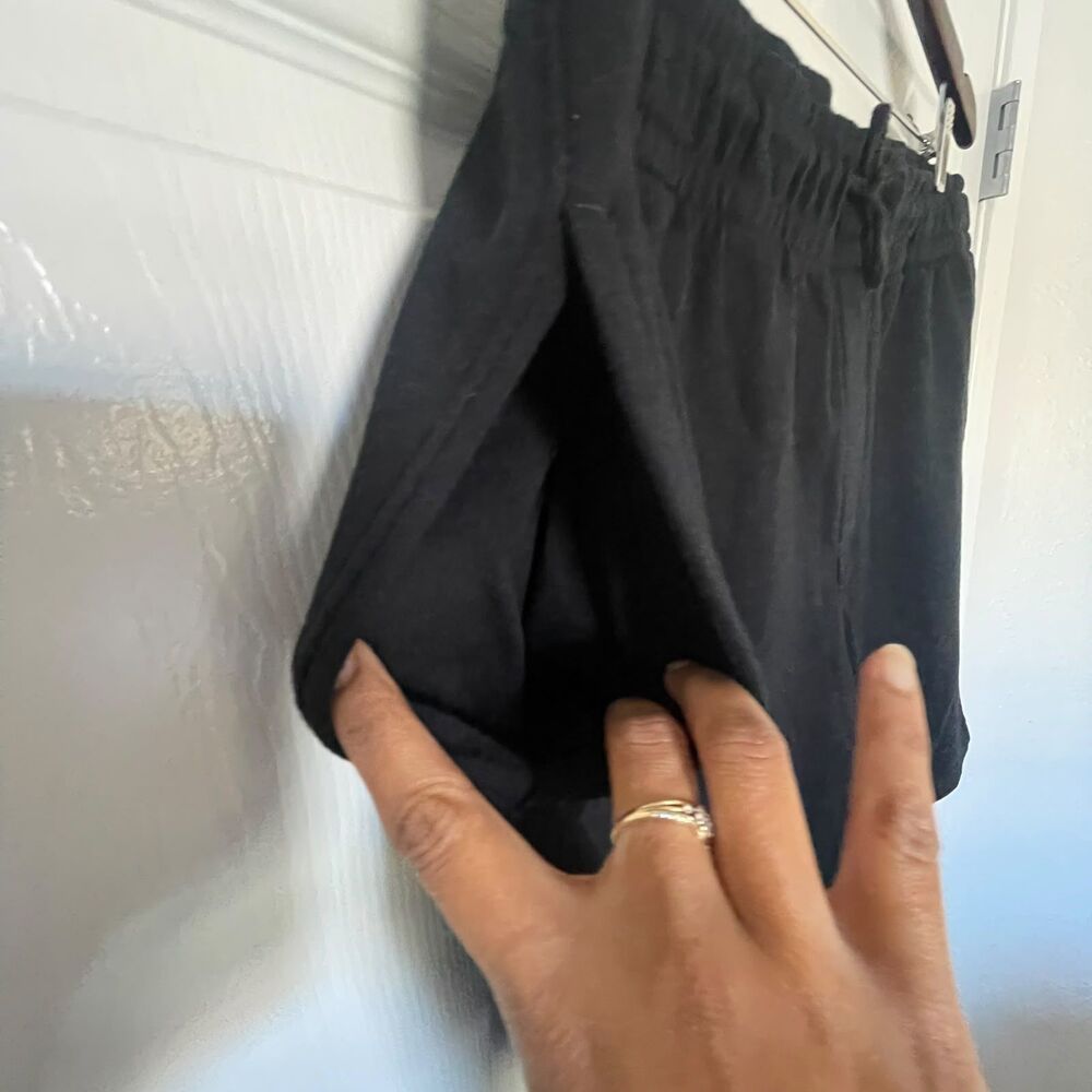 Goodfellow & Co Mens Size L Black Fleece Sweat Shorts Drawstring Athletic Casual - Picture 7 of 11